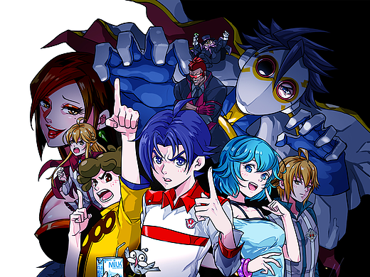 重新绘画的《抽筋神探》封面