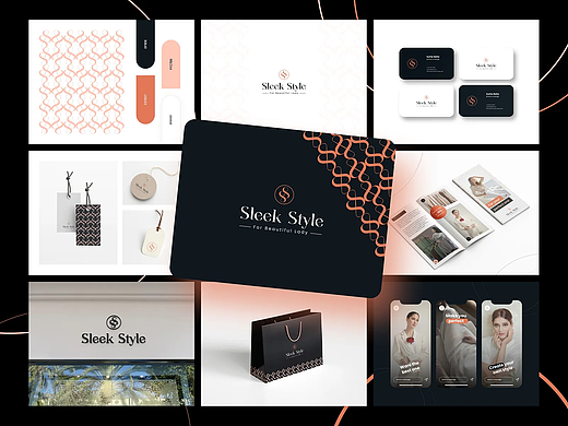 Sleek Style | 跨境時(shí)尚品牌全案設(shè)計(jì)（個(gè)人主頁(yè)-ZNzE4NDQ4OTI=） - 品牌 - 站酷設(shè)計(jì)師Bright一spot原創(chuàng)素材 - 站酷ZCOOL