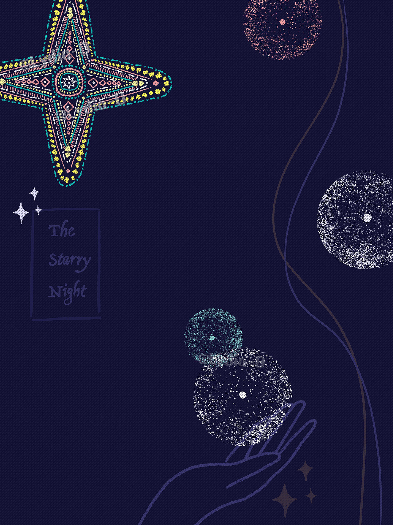 写在星星的夜里