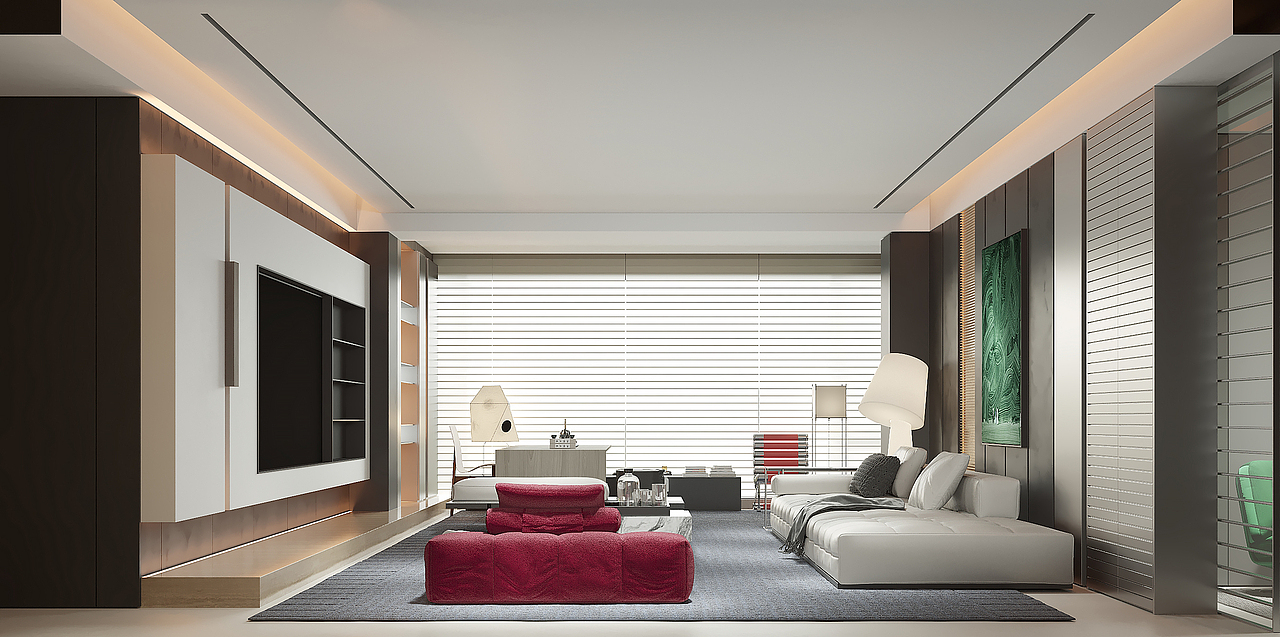 极简住宅空间设计（图ZMzg5OTM4NTU2） - 家装设计 - 站酷设计师近在咫尺设计原创素材 - 站酷ZCOOL