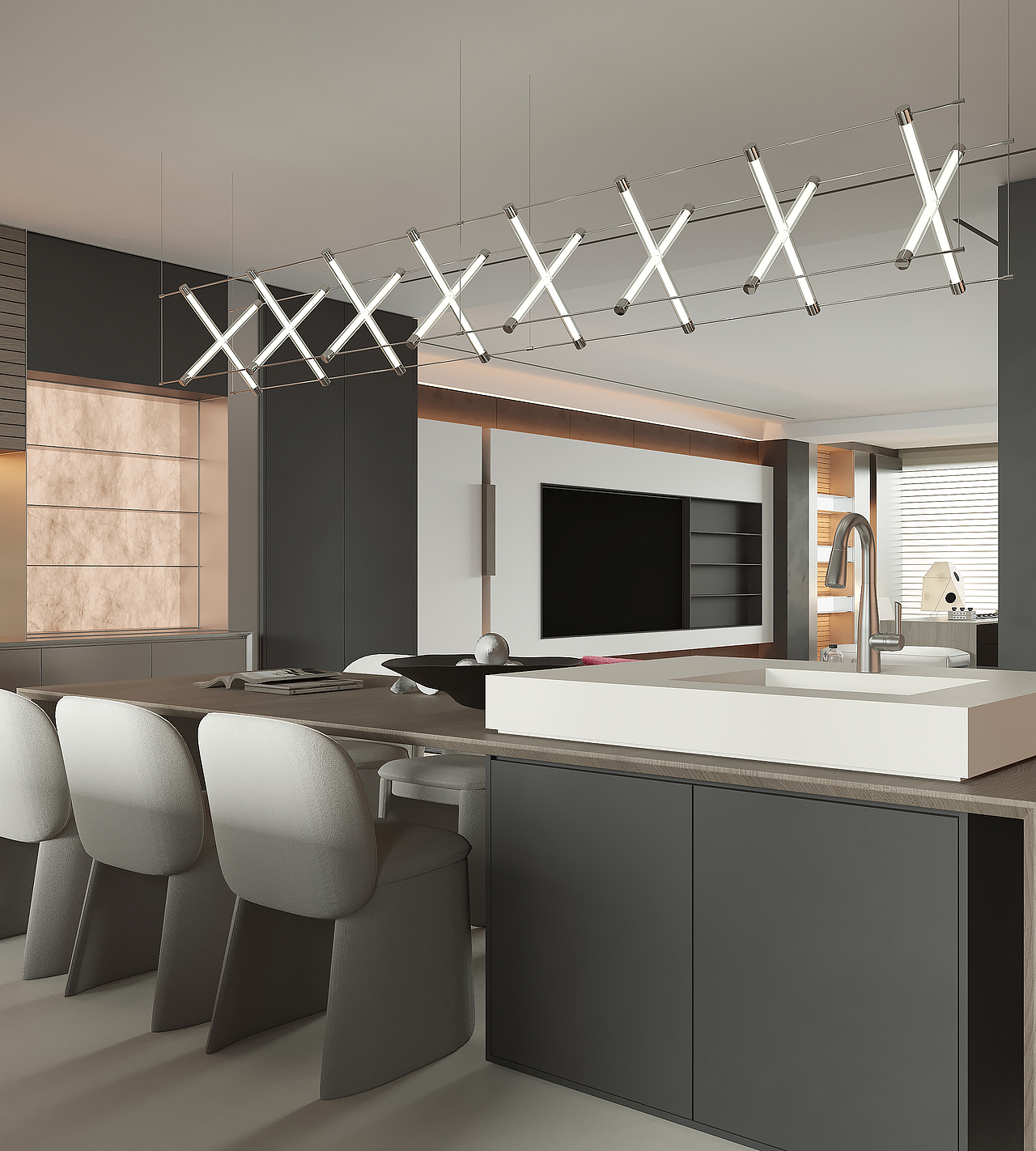 极简住宅空间设计（图ZMzg5OTM4NTY4） - 家装设计 - 站酷设计师近在咫尺设计原创素材 - 站酷ZCOOL