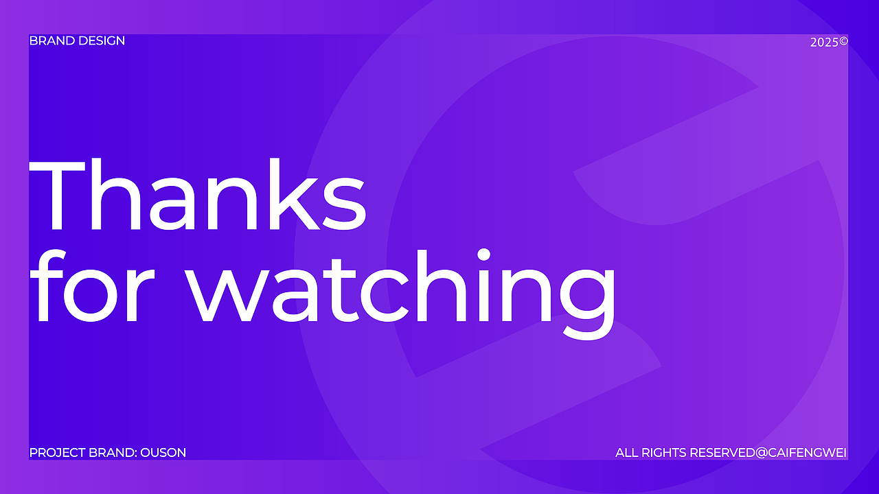 OUSON无声探索 ·品牌提案设计