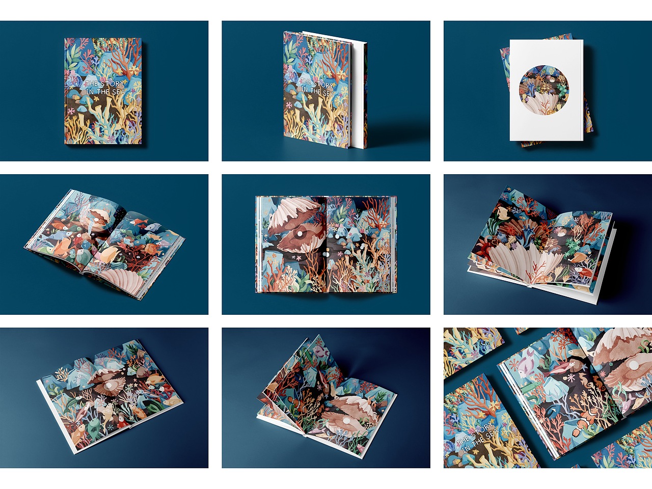 Poetry Story: Pearl Sea（图ZMzg5OTQwMDQ4） - 绘本 - 站酷设计师YihYih原创素材 - 站酷ZCOOL