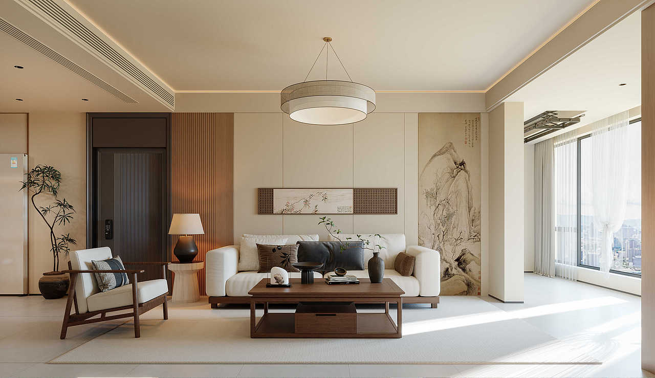 宋式美学家装效果表现