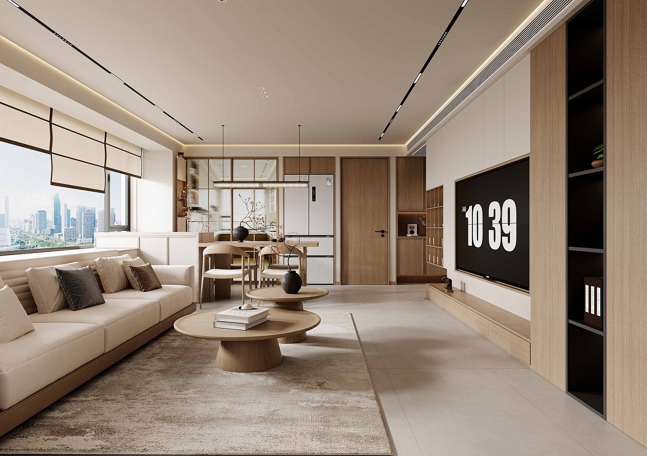 宋式美学家装效果表现