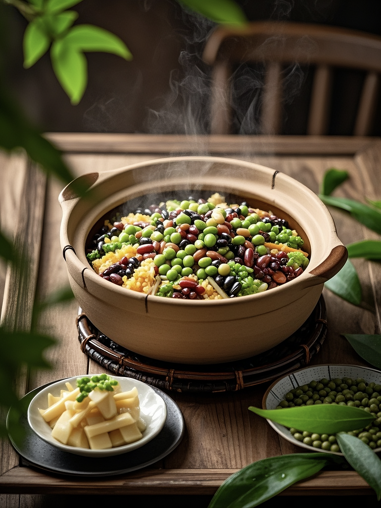 立夏饭，五色饭，乌米饭，卷饼，鸡丝拌面