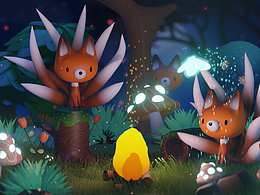 blender 小狐貍動畫