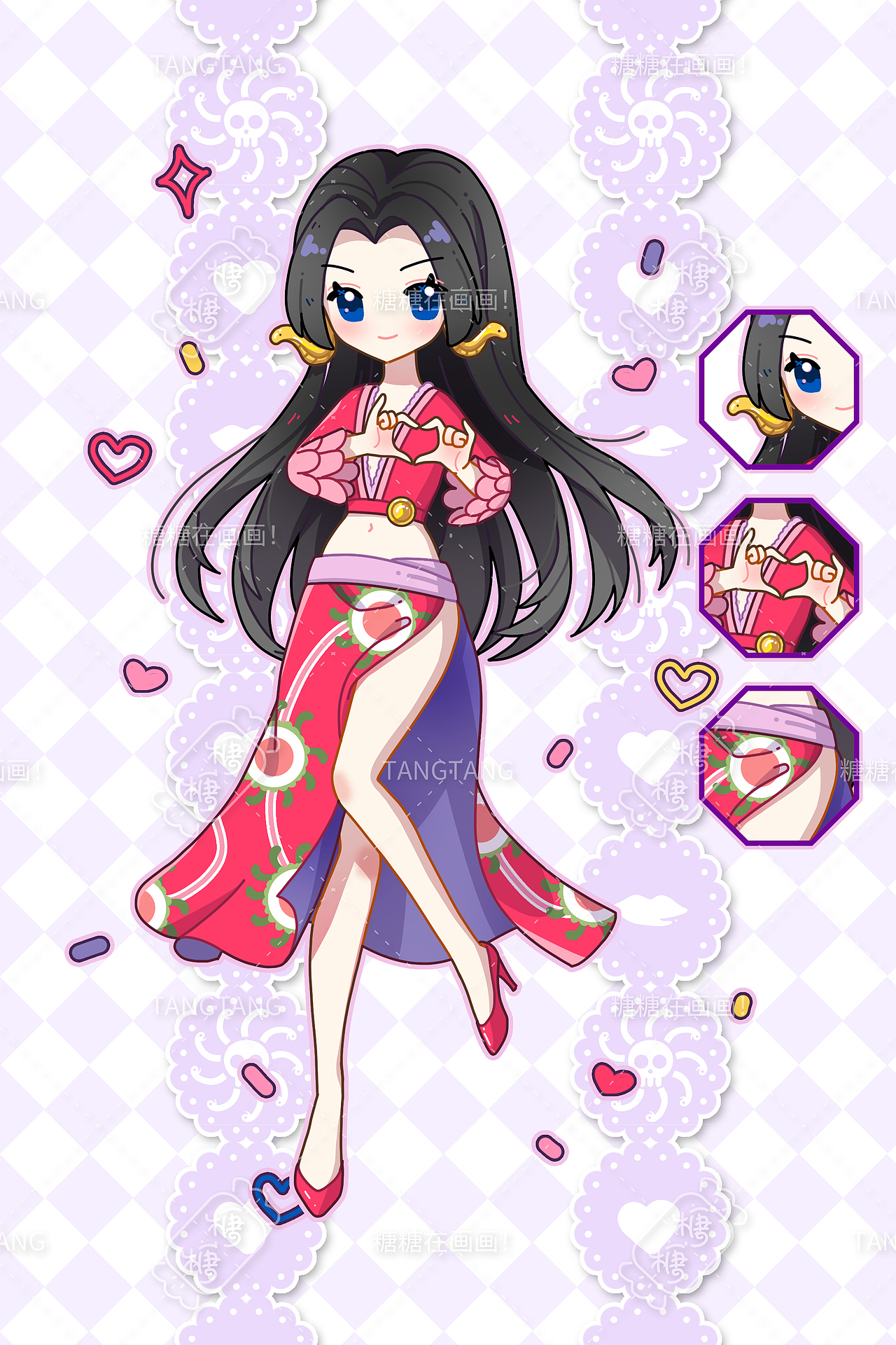 🍭海贼王同人Q版立绘-女帝（图ZMzg5OTQ5Mjcy） - 创作习作 - 站酷设计师糖糖在画画原创素材 - 站酷ZCOOL