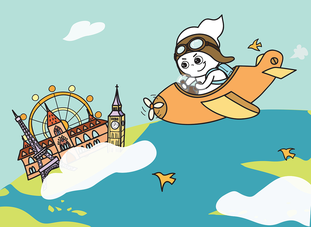 《留学会》项目商业插画（图ZMzg5OTQ5NTI4） - 商业插画 - 站酷设计师荻野千寻原创素材 - 站酷ZCOOL