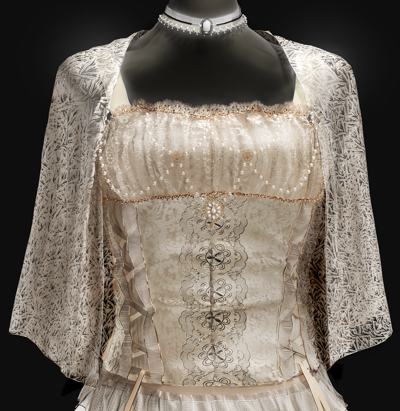 超写实服装建模-Lolita·致星幕的国王