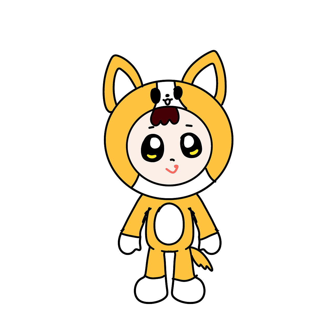 我的星乐小镇主角，进度3/6（图ZMzg5OTUzMzgw） - 儿童插画 - 站酷设计师辰儿和可爱的伙伴原创素材 - 站酷ZCOOL