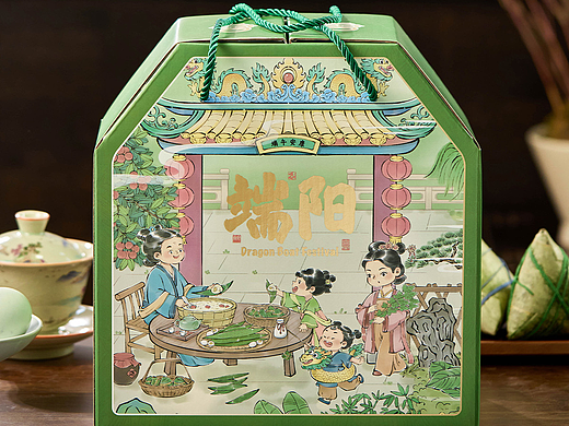 端午瓦楞盒设计