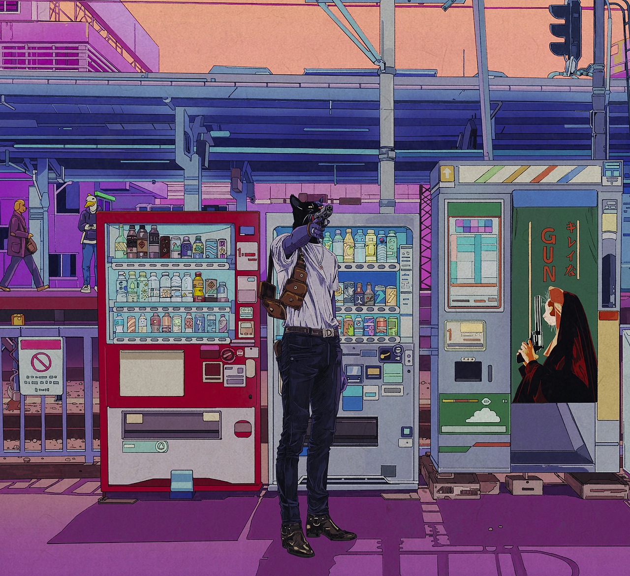 [D.N.T]Human Zoo-三（图ZMzg5OTU3MzI0） - 新锐潮流插画 - 站酷设计师GuangYuanYU原创素材 - 站酷ZCOOL