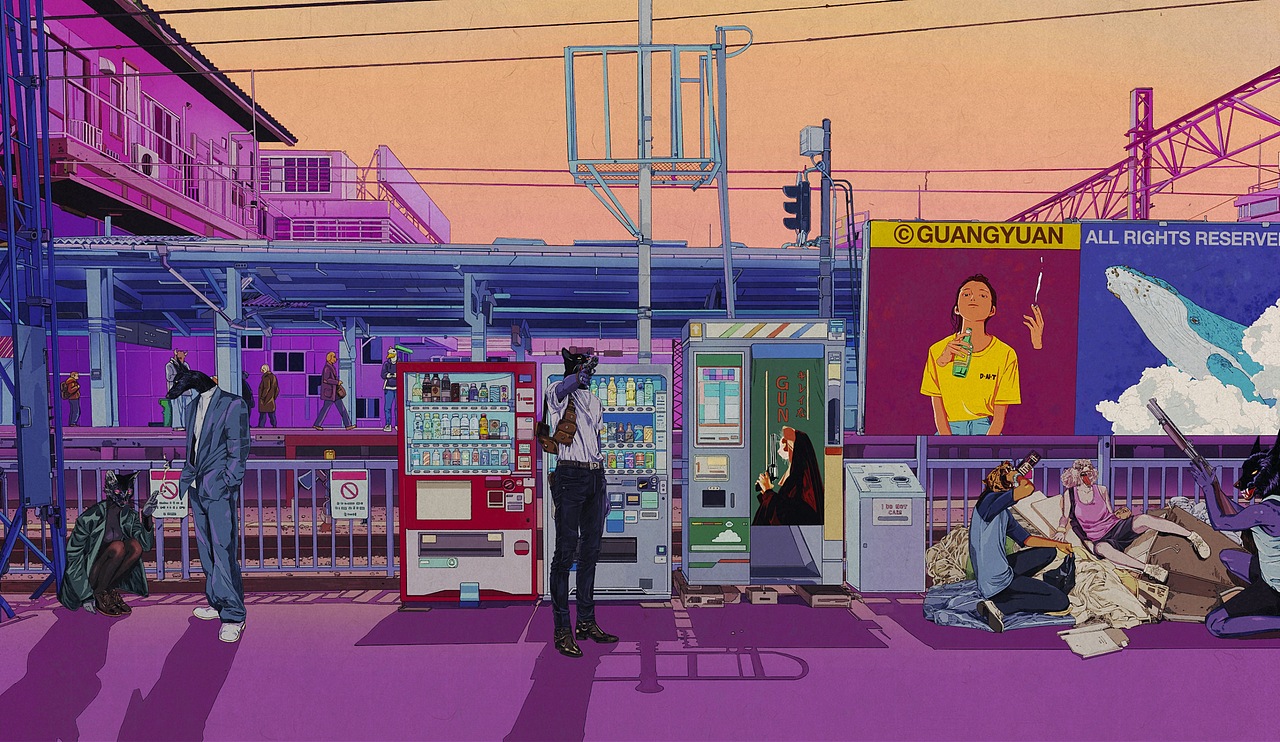 [D.N.T]Human Zoo-三（图ZMzg5OTU3MzMy） - 新锐潮流插画 - 站酷设计师GuangYuanYU原创素材 - 站酷ZCOOL