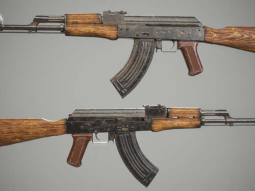 3D建模 AK47