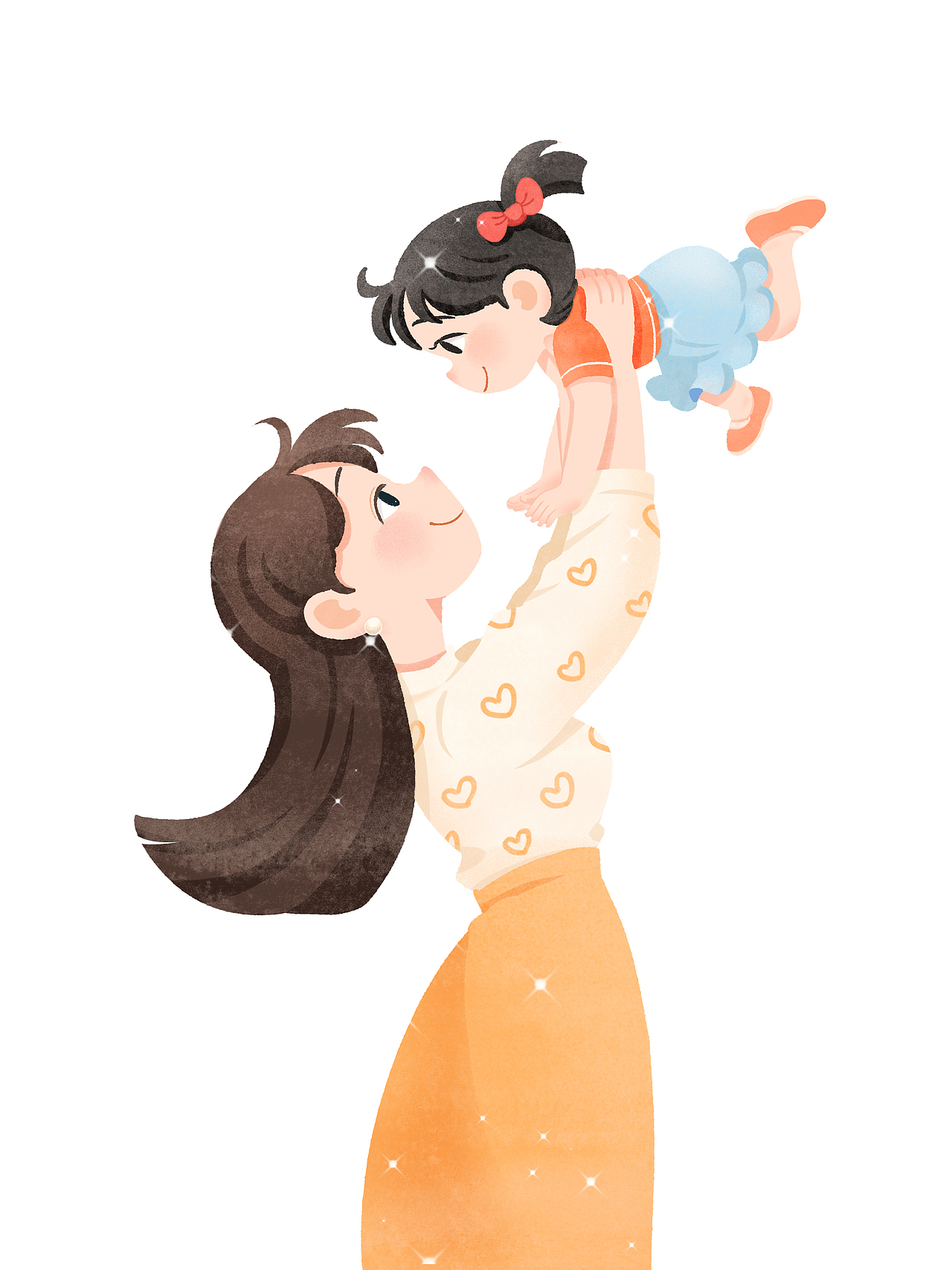 母亲节系列插画