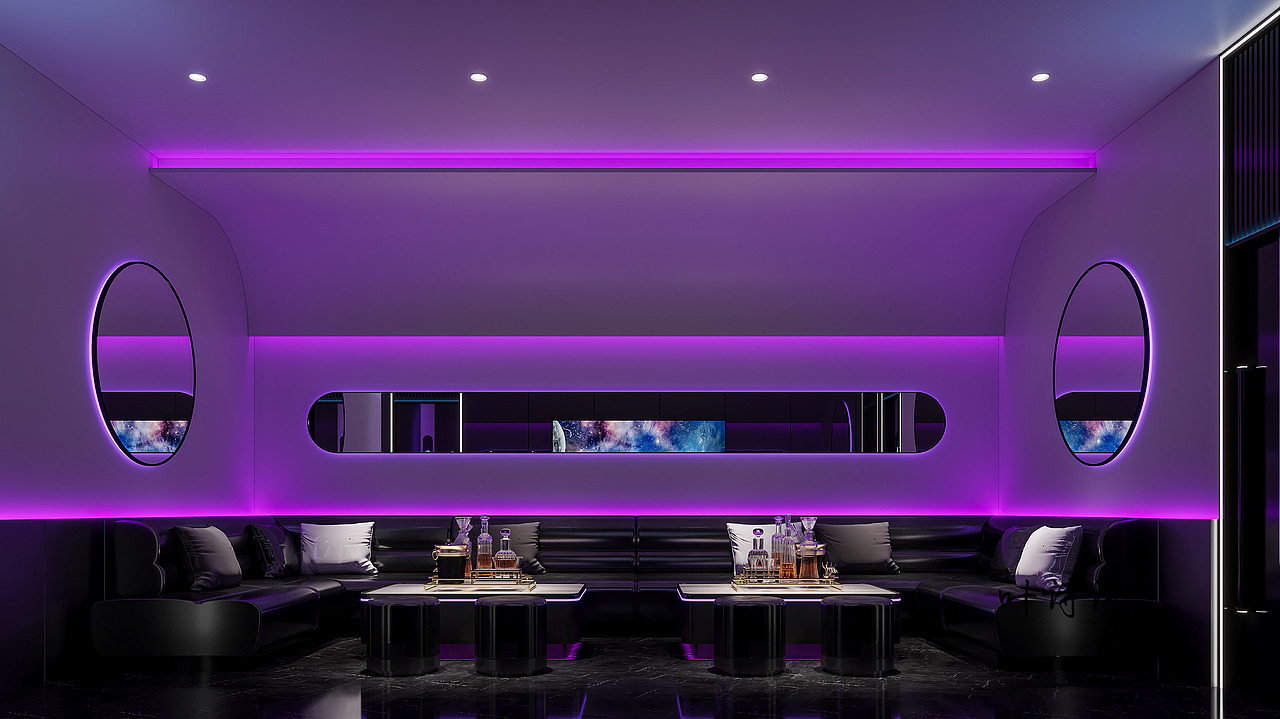 霓虹秘境|营造复古与未来交织的酒吧氛围
