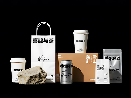 喜鹊与茶XIQUEA | 茶饮品牌设计/LOGO/VI/IP/包装