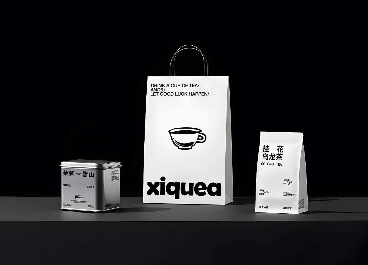 喜鹊与茶XIQUEA | 茶饮品牌设计/LOGO/VI/IP/包装