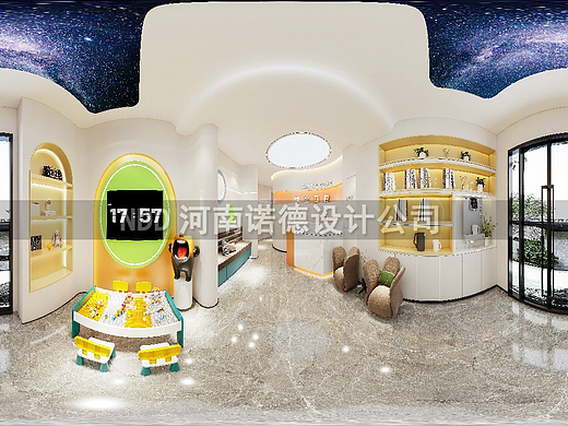 140平儿童口腔诊所设计|儿童口腔诊所如何设计效果好