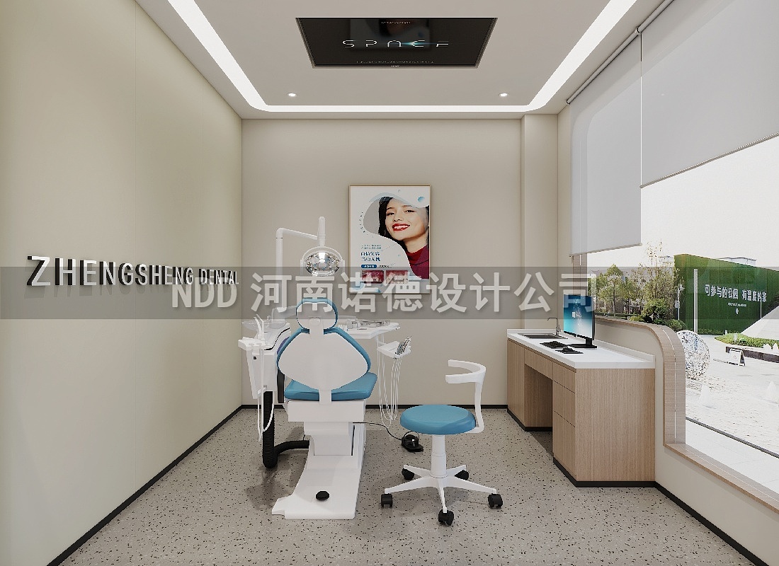 江西260平口腔门诊设计案例|江西口腔诊所设计公司
