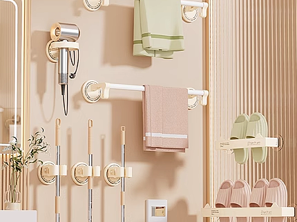 奶油风壁挂支架详情设计