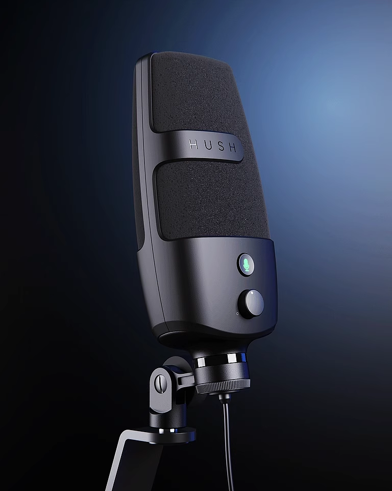 麦克风极高还原度建模渲染