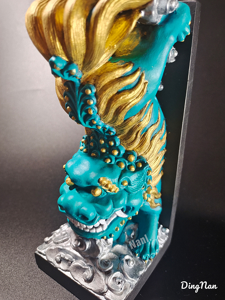 石膏-石狮子（手涂石膏）（图ZMzkwMDAwNDYw） - 手办/模玩 - 站酷设计师NanDing原创素材 - 站酷ZCOOL