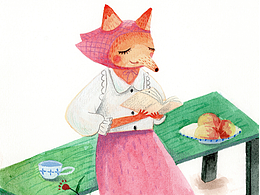 一些動物擬人插畫