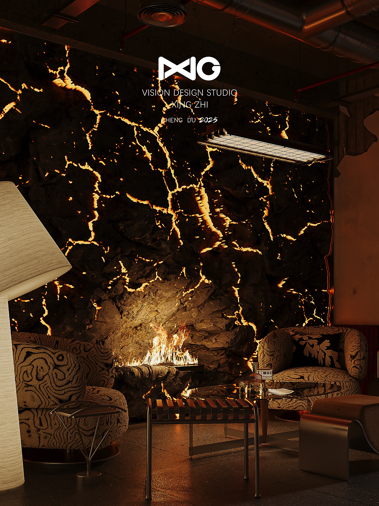 商业空间表现/ 复古工业酒馆 熏度公式/乙巳年 辛巳月