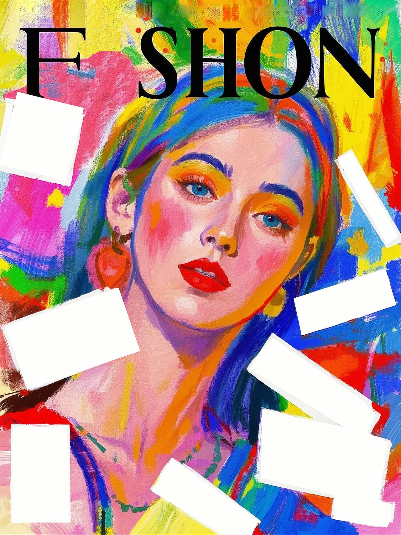 时尚杂志创意插画系列5