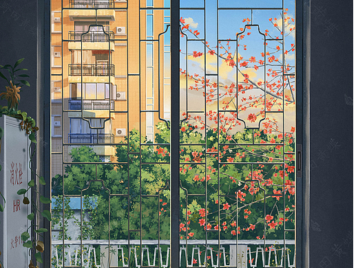 《窗里窗外》