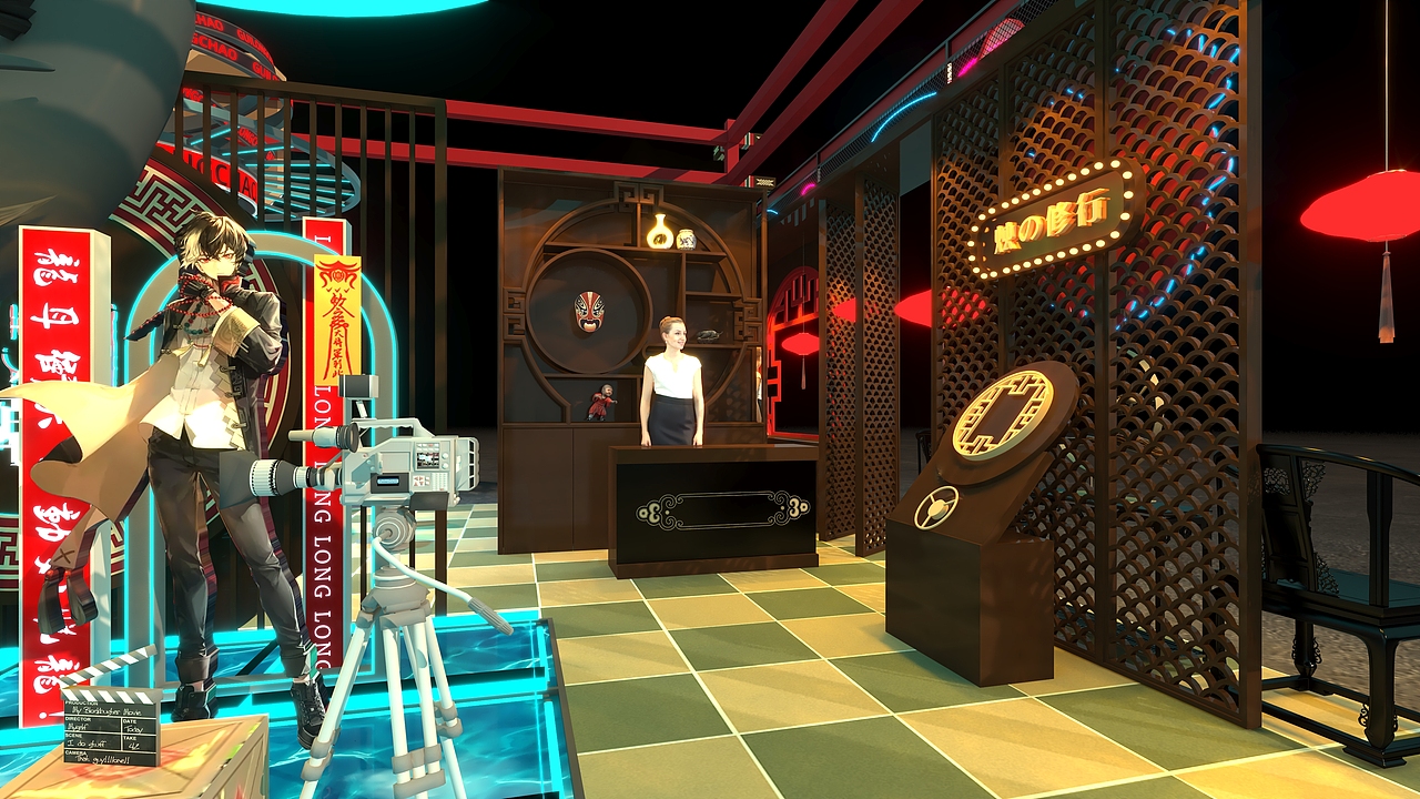 归龙潮游戏展台（图ZMzkwMDE2ODk2） - 其他三维 - 站酷设计师纬度空间原创素材 - 站酷ZCOOL