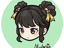 Q版古风女孩头像1