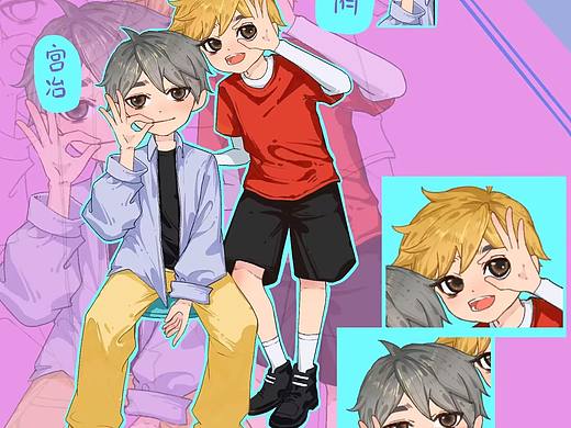 發(fā)一些qq小人。好久沒更新系列（個(gè)人主頁-ZNzE4NTU1MzY=） - 藝術(shù)插畫 - 站酷設(shè)計(jì)師雪仔仔噠原創(chuàng)素材 - 站酷ZCOOL