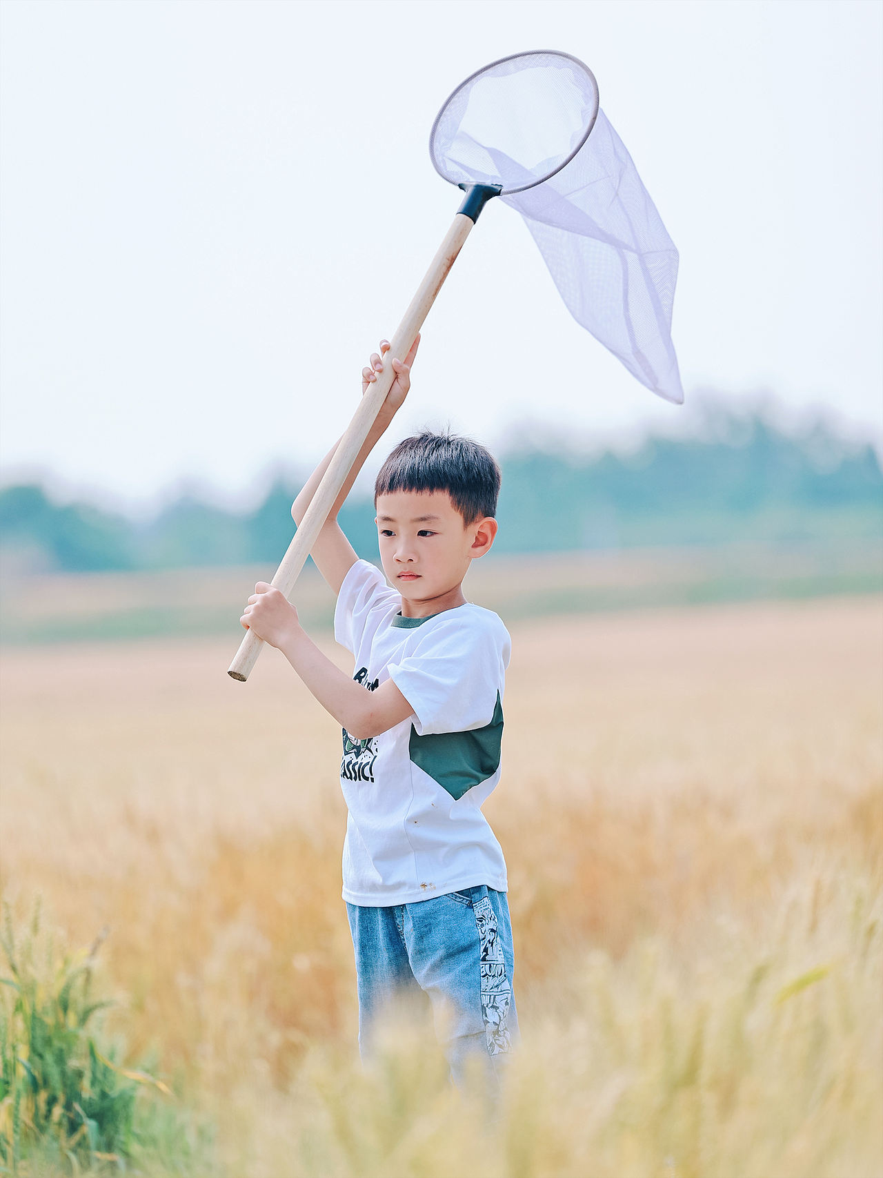 儿童摄影 | 童年就是：麦田边奔跑无忧的欢笑（图ZMzkwMDI5MTU2） - 人像摄影 - 站酷设计师摄影师_罗少原创素材 - 站酷ZCOOL