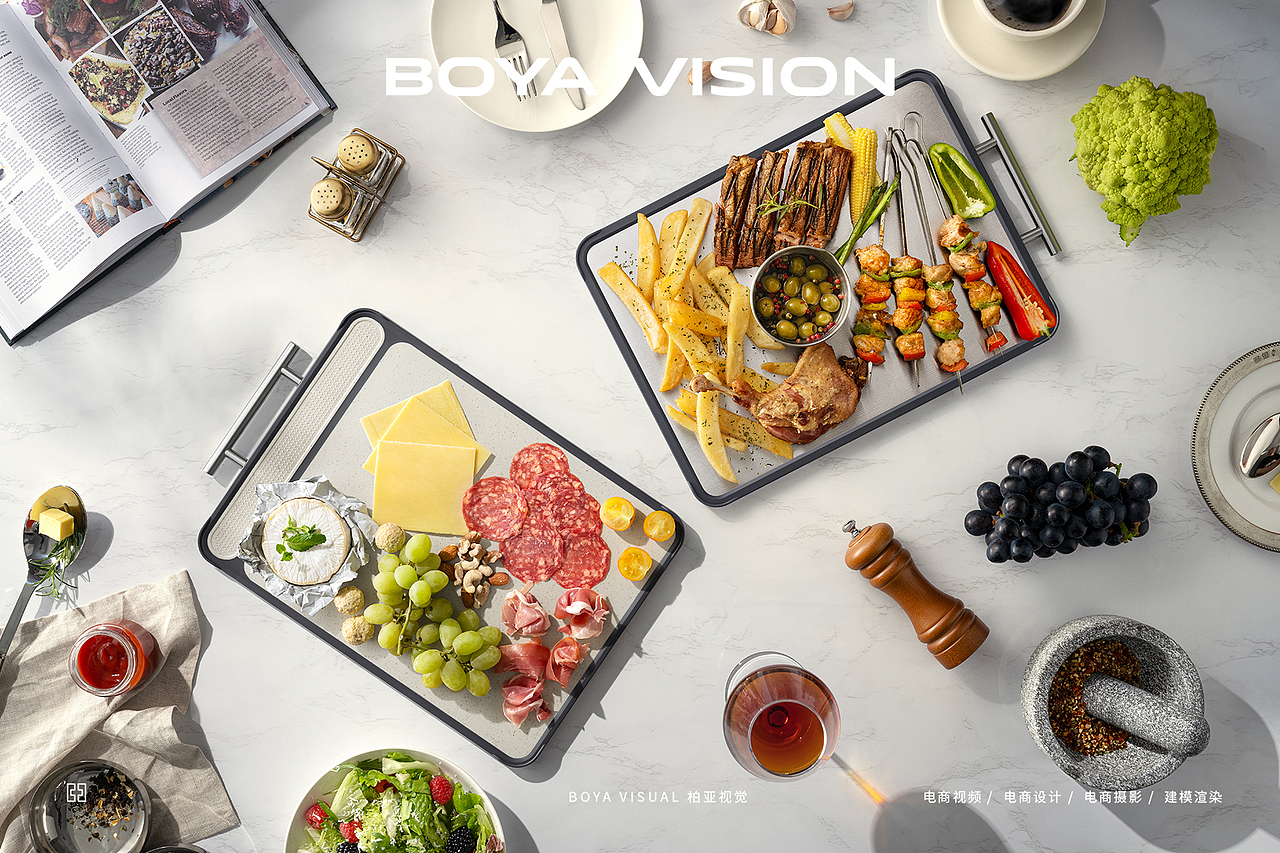 海外跨境（亚马逊）厨房用品摄影 ｜双面菜板 X BOYA（图ZMzkwMDI5NjUy） - 产品摄影 - 站酷设计师柏亚视觉摄影原创素材 - 站酷ZCOOL