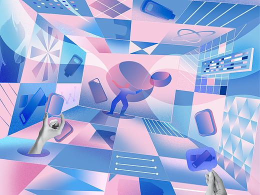 空间“由”我（个人主页-ZNzE4NTY1MDQ=） - 艺术插画 - 站酷设计师多金金多原创素材 - 站酷ZCOOL