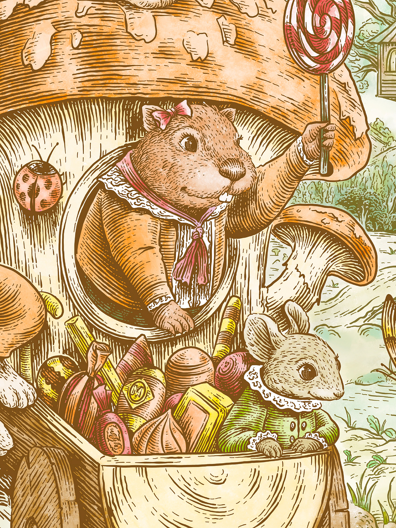 原创插画 | 绮梦之森