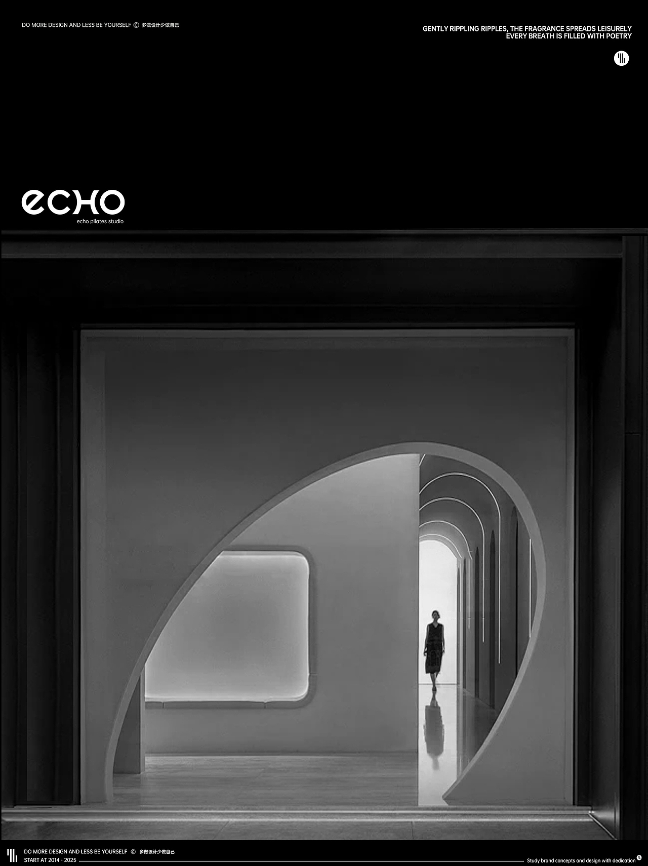 原创设计丨高级感十足的普拉提视觉展示