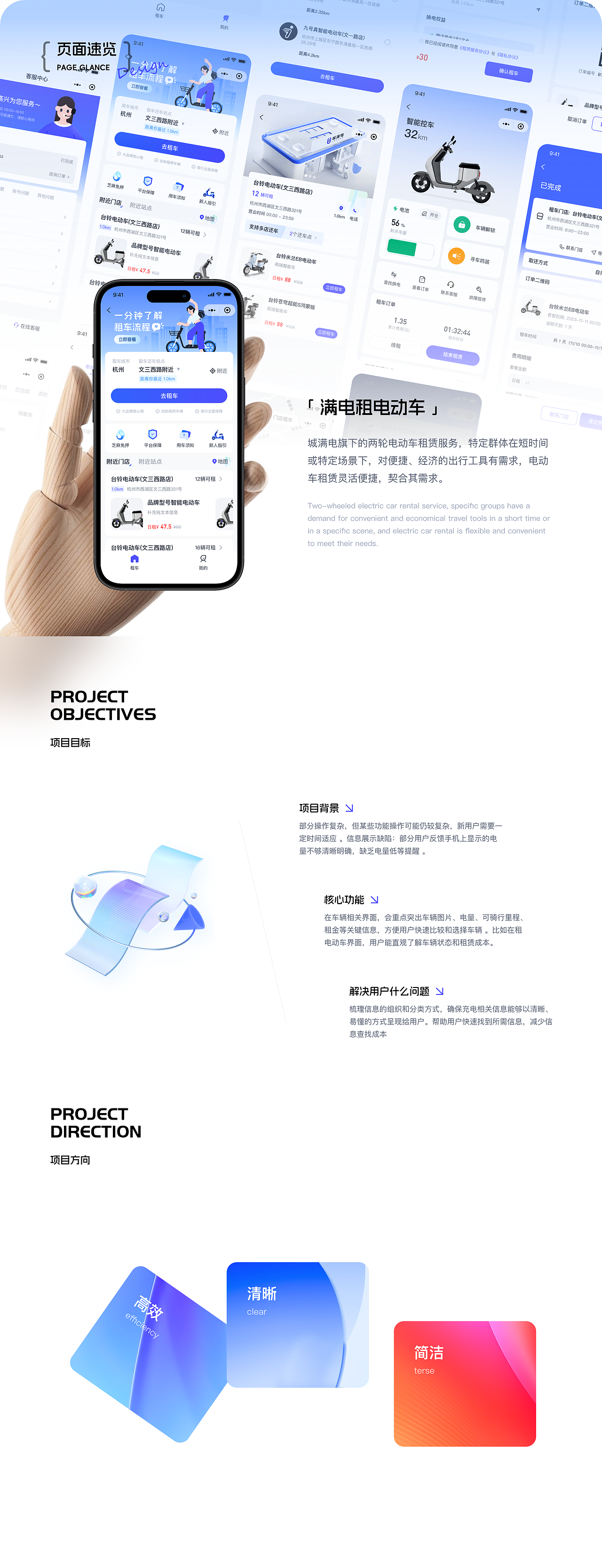 「满电租电动车」小程序app