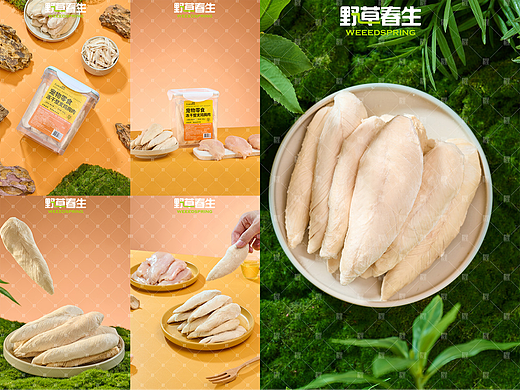 野草春生X宠物冻干鸡胸肉摄影