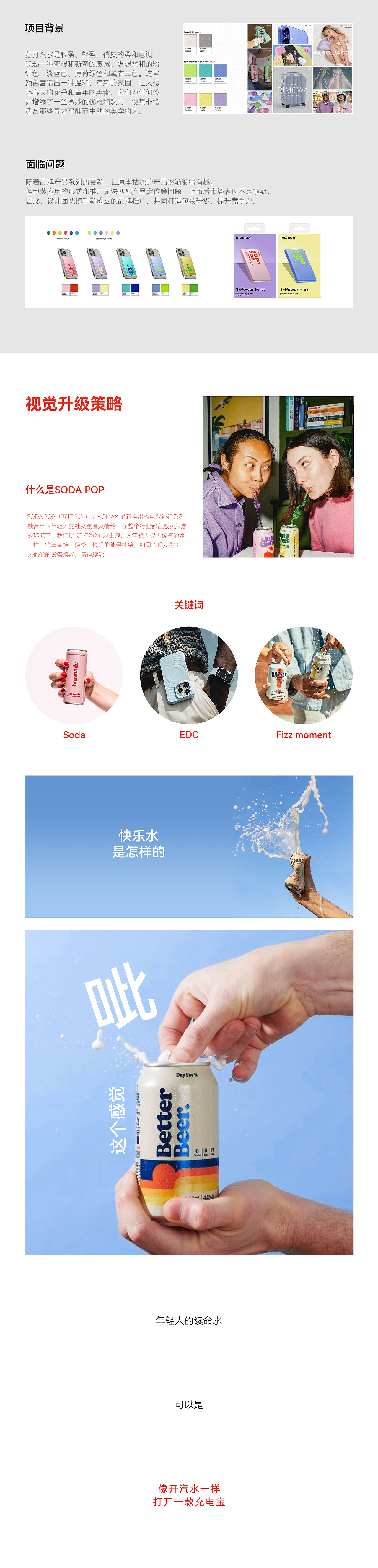 MOMAX SODA POP 电子气泡水包装升级