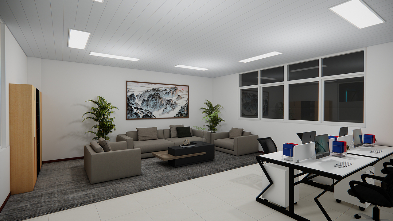 机械厂厂房展厅设计