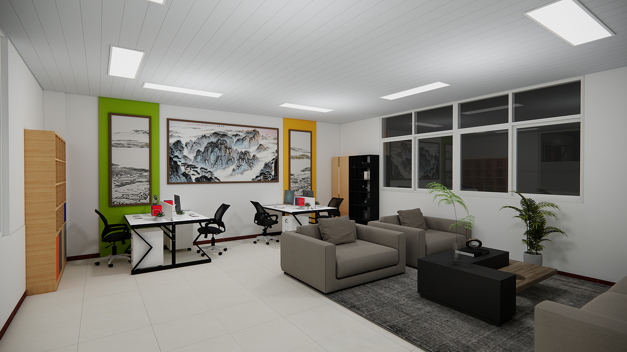 机械厂厂房展厅设计