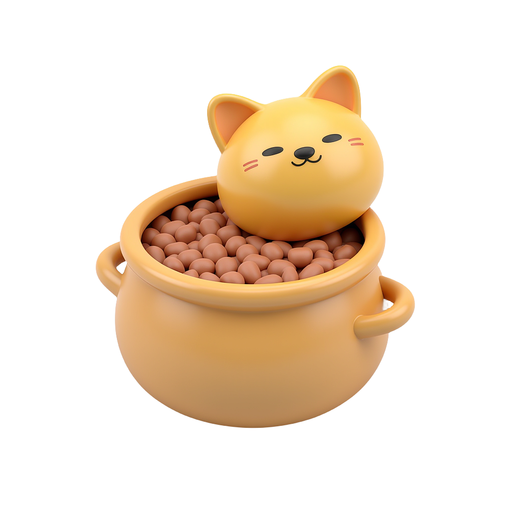 汤圆是一只不吃湿粮的猫,罐头和妙鲜包闻一闻就走开了,好养活。