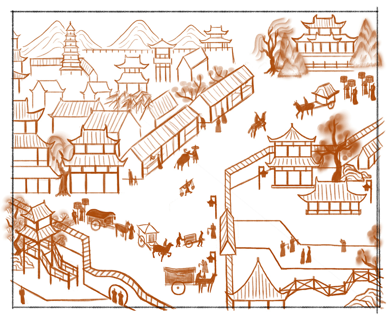 豆瓣周历2024插画&实物展示（图ZMzkwMDgzMjMy） - 商业插画 - 站酷设计师老蟆原创素材 - 站酷ZCOOL