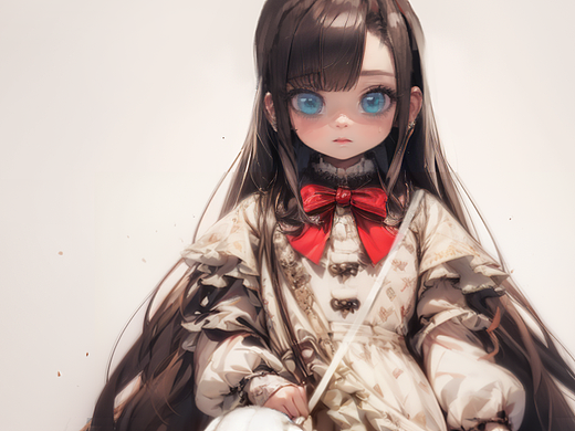 doll/sd站立版娃娃与插画