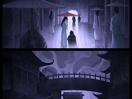 插画｜“雨会停，天会亮……”