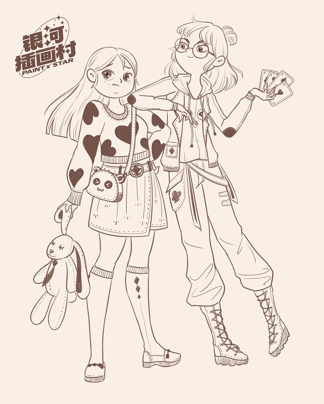 蓝贵莲插画班P1阶段作品~